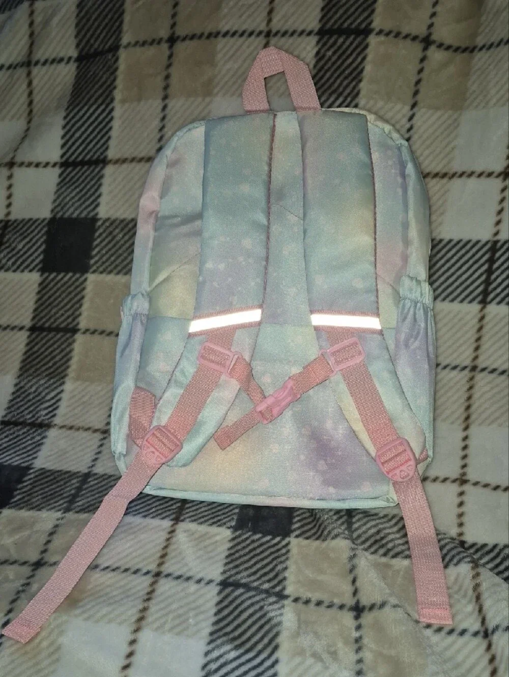 Brand New KiddoBack and matching keychain - Pink & Purple